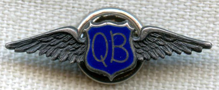 Charlotte Hanger 1955-1980 QB Silver Aniversary OX5 Quiet Birdmen 5.7 oz 