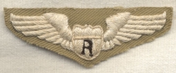 Very Rare Chinese-made CBI AAF Unofficial Radioman wing