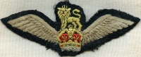 WWII RAF Glider Pilot Wing 316th Troop Carrier Group. Lt. Howard Johnson Flat-Battle Dress