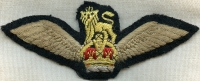 WWII RAF Glider Pilot Wing 316th Troop Carrier Group Lt. Howard Johnson Padded for Dress