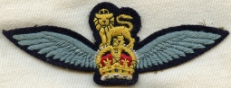 WWII Royal Air Force Glider Pilot Wing Battle Dress Unpadded & Unused