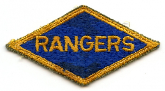 Scarce WWII Ranger Battalions Patch Approved Design Removed from Uniform