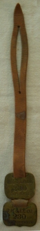 Rare 1870s-1880s Overland Mail & Express Co. Set of Baggage Tags