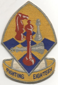 Rare Circa 1946-1948 US Navy VF-18A "Checkmates" Flight Jacket Patch