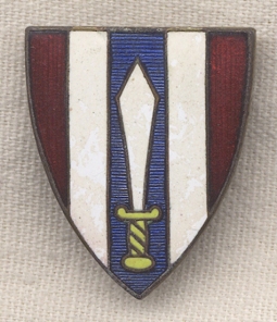 Rare Circa 1945 US Army European Civil Affairs Division German-Made DI