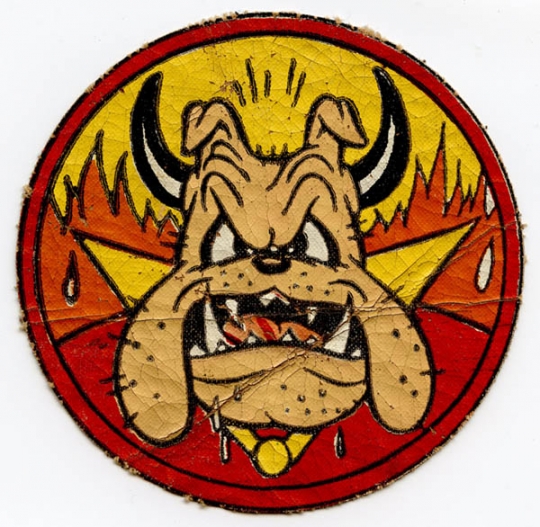 Rare WWII US Marine Corps VMO-351 / VMF-351 Disney Designed Jacket Patch