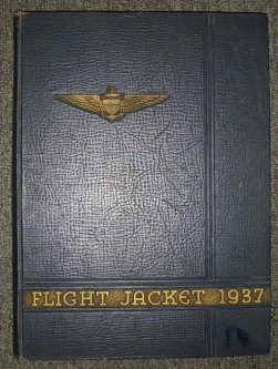 Rare US Naval Air Station (USNAS) Pensacola Cadet Yearbook "Flight Jacket 1937"