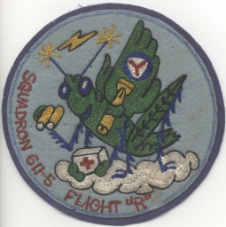 Rare World War II Civil Air Patrol (CAP) Squadron 611-5 Flight R Patch