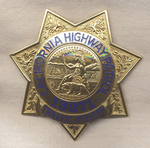 CHP - Central Los Angeles - Did you know that the badge of the California  Highway Patrol has a significant meaning? Each point of the badge  represents character, integrity, judgment, loyalty, courtesy