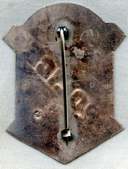 Scarce Rowley, Massachusetts Police #8 Radiator-Style Badge NO LONGER AVAILABLE