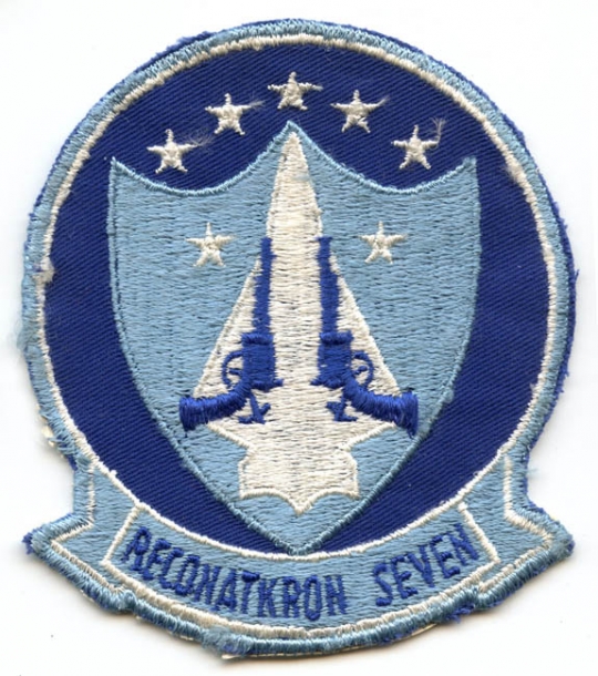 Ca. 1970 USN RVAH-7 (Heavy Attack Squadron 7) Jacket Patch