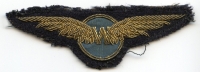 Rare WWII Royal Dutch Navy Aircraft Observer (Waarnemer) Bullion Wing English-Made