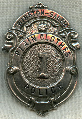 WINSTON SALEM NORTH CAROLINA POLICE PATCH Vintage ORIGINAL