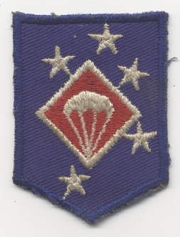 Scarce Shirt-Size WWII USMC Airborne Troops Shoulder Patch