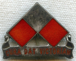 Scarce Sterling WWII Coast Artillery Training Center DI