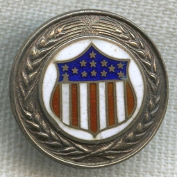 Scarce WWI Sterling Agent Lapel Pin for US Food Administration
