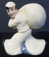 Great Early WWII era Figural Bank Sailor for the Seaman's Bank for Savings
