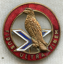 Nice 1930's US Army 2nd Coast Artillery Regiment DI or Unit Crest by Meyer