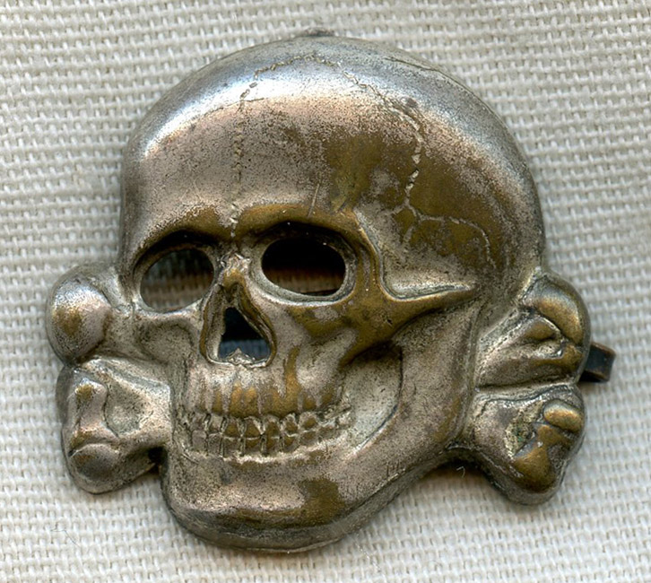 今年人気のブランド品や Great Circa 1939 SS Visor Cap Skull in Silver-Plated Brass その他