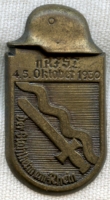 Nice 1930 Stahlhelm am Rhein (Steel Helmet on the Rhein) Event (Tinnie) Badge