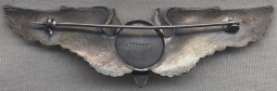 World War II US Army Air Forces Sterling Silver Gunner Wing