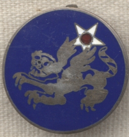 Sterling WWII US 14th Air Force DI Pin
