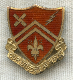 Sterling WWII US Army 309th Field Artillery Battalion DI