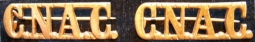 Super Rare WWII CNAC (Chinese National Aviation Corp) Pilot's Collar Insignia