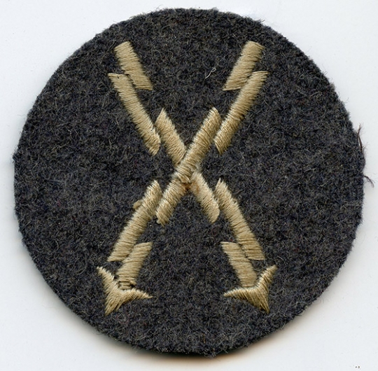 WWII Luftwaffe Qualified Teletype Operator Personnel Trade Patch