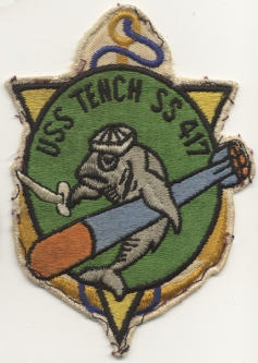 US-Made Submarine Patch for US Navy USS Tench SS-417