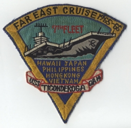 1965-1966 7th Fleet U.S.S Ticonderoga CVA 14 Far East Cruise