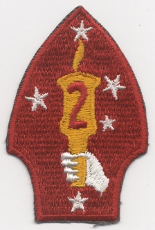 WWII Variant on US 2nd Marine Division (MAR) Talon Hand Patch