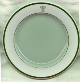 Topsfield, Massachusetts Country Club Lunch Plate