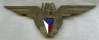 Extremely Rare 1930s Hanacky Aeroklub Olomouc Czech Pre-WWII Member Pilot Wing (Odznak)