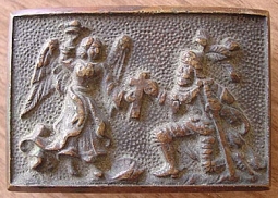 BEING RESEARCHED - Unknown Buckle with Religious Scene - NOT FOR SALE UNTIL IDENTIFIED