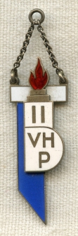 BEING RESEARCHED - II V.H.P. Pendant in Torch Shape Engraved to Ruth - NOT FOR SALE UNTIL IDENTIFIED