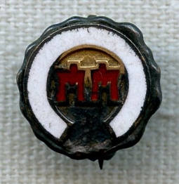 BEING RESEARCHED - Castle & Horseshoe Pin with W.E. Mark - NOT FOR SALE UNTIL IDENTIFIED
