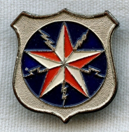 BEING RESEARCHED - German-Made Badge Bearing Red and White Star - NOT FOR SALE UNTIL IDENTIFIED