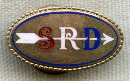 BEING RESEARCHED - Unidentified SRD Pin with Arrow by Whitehead & Hoag NOT FOR SALE UNTIL IDENTIFIED