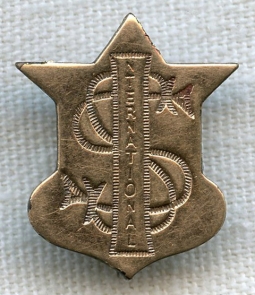 BEING RESEARCHED - Unidentified "SS Interntational" Pin - NOT FOR SALE UNTIL IDENTIFIED