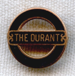 BEING RESEARCHED - Unidentified "The Durant" Pin by Robbins Co. -NOT FOR SALE UNTIL IDENTIFIED
