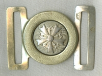 WWII Japanese Fireman Belt Buckle - Homefront Heroes During USAAF Bombings