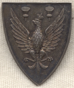 Unidentified Polish Army in the West Badge