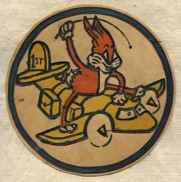 Ext Rare WWII USAF 1st Combat Cargo Group, 10th AAF, CBI. CBI made Jacket Patch in excellent conditi