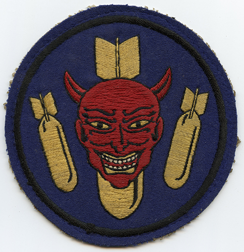 Gorgeous Example of a WWII USAAF 510th Bomb Squad, 351st Bomb Group, 8th Air Force Jacket Patch