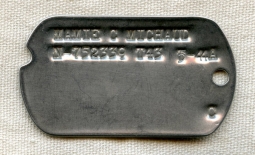 Rare WWII USAAF Flight Nurse Dog Tag T-44