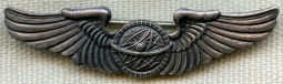 Rare WWII USAAF Navigator Wing Overseas Cap Size by Beverlycraft