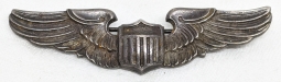 WWII USAAF Shirt Size Pilot Wing by Rare Maker - JOSIAH ODENCE.