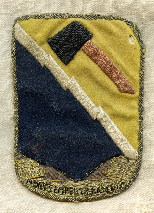 Beautiful WWII USAAF 64th Fighter Wing 12th Air Force Jacket Patch Italian Made in Bullion