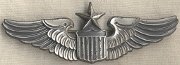 Circa 1956 USAF Senior Pilot Wing by Vanguard <p> NO LONGER AVAILABLE